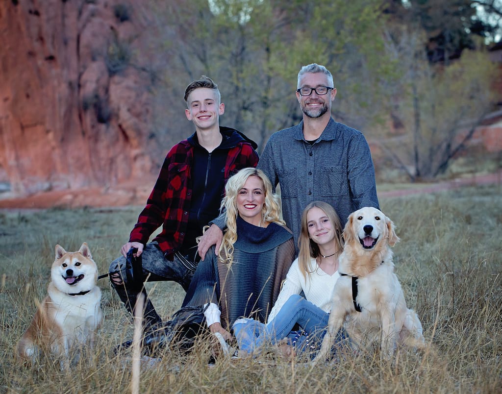 colorado springs family photography red rocks open space