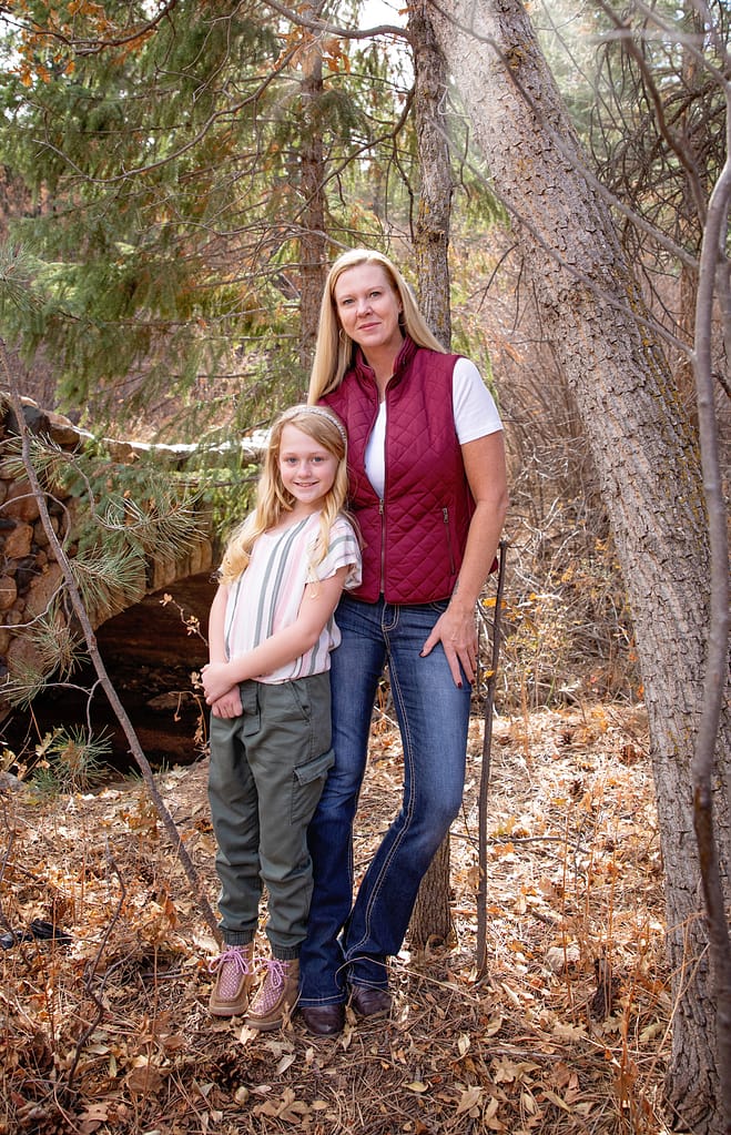 mother daughter family photography colorado springs fall
